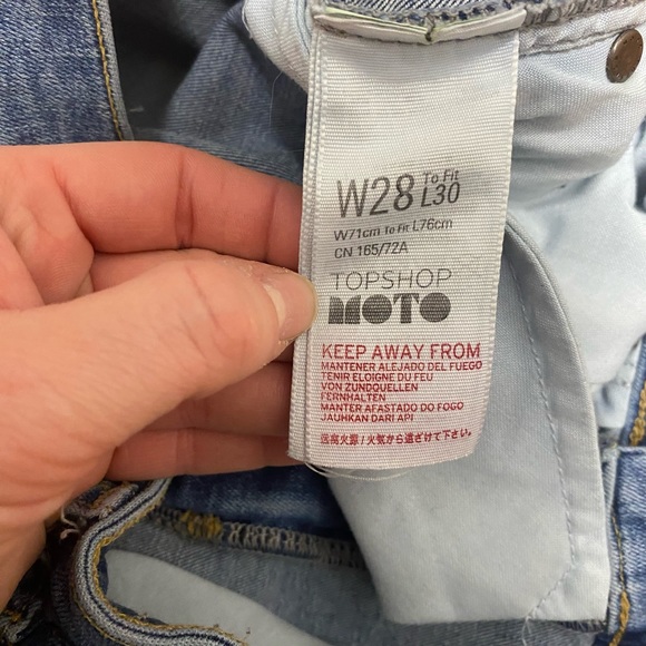 Topshop | size 28 Moto jeans - Picture 4 of 5